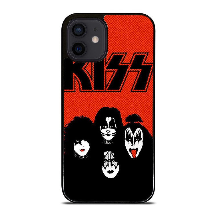 KISS RED ROCK BAND iPhone 12 Mini Case Cover