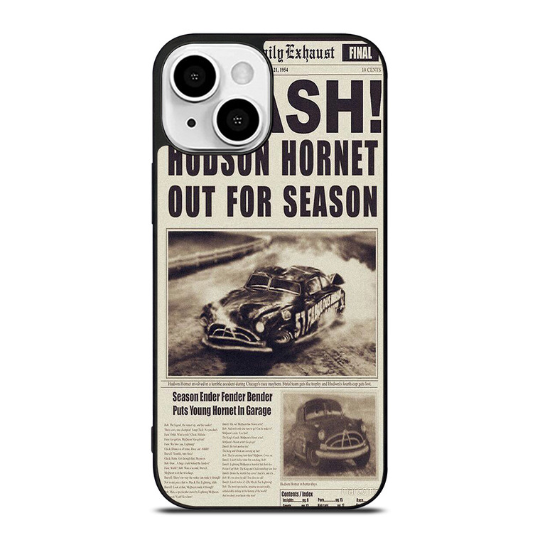 DOG HUDSON HORNET CARS MAGAZINE iPhone 13 Mini Case Cover