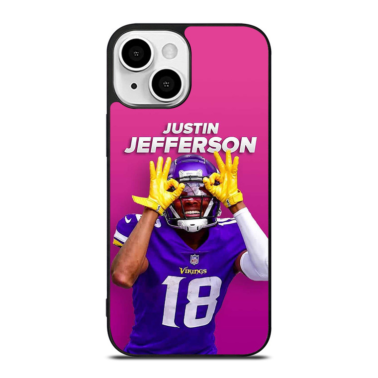JUSTIN JEFFERSON MINNESOTA VIKINGS iPhone 13 Mini Case Cover