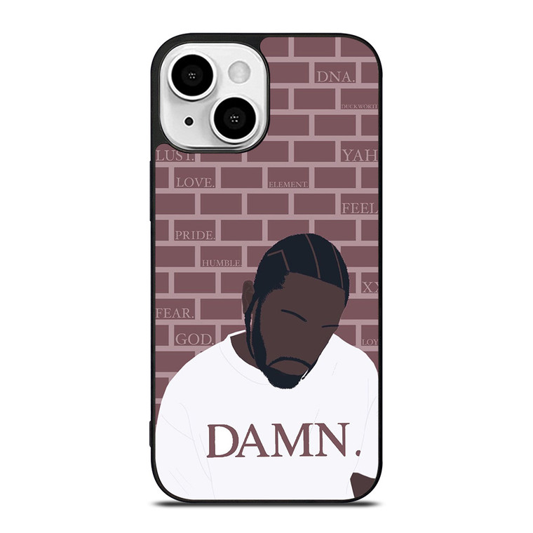 KENDRICK LAMAR DAMN CARTOON iPhone 13 Mini Case Cover