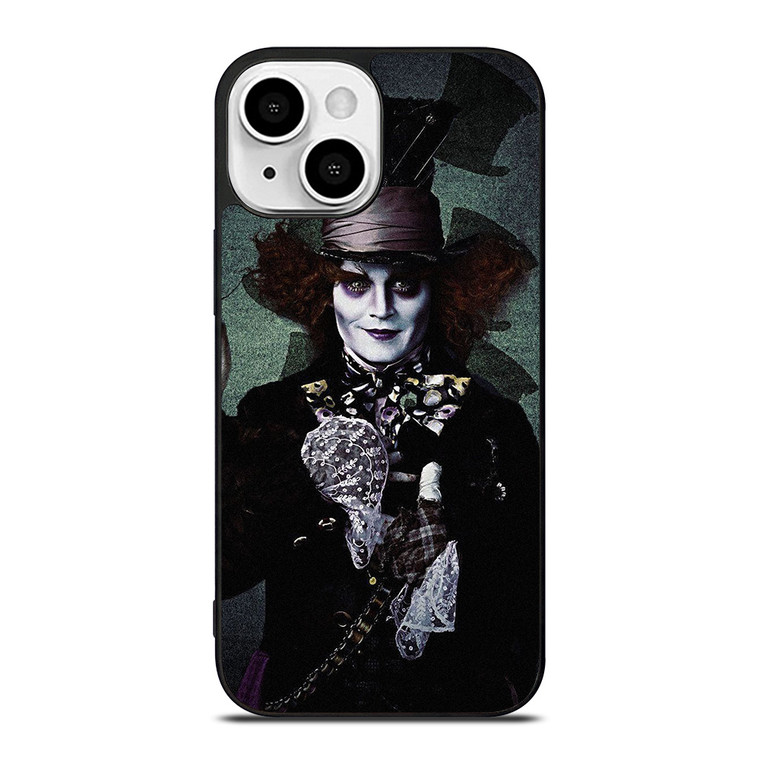 MAD HATTER ALICE IN WONDERLAND iPhone 13 Mini Case Cover