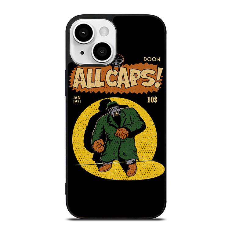 MF DOOM MADLIB ALL CAPS iPhone 13 Mini Case Cover