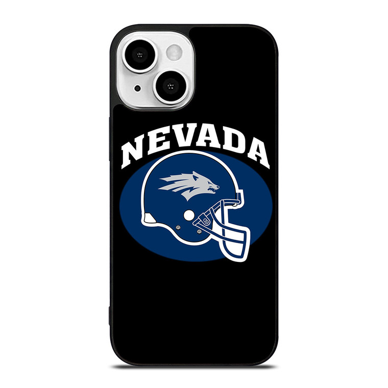 NEVADA WOLF PACK FOOTBALL HELMET iPhone 13 Mini Case Cover