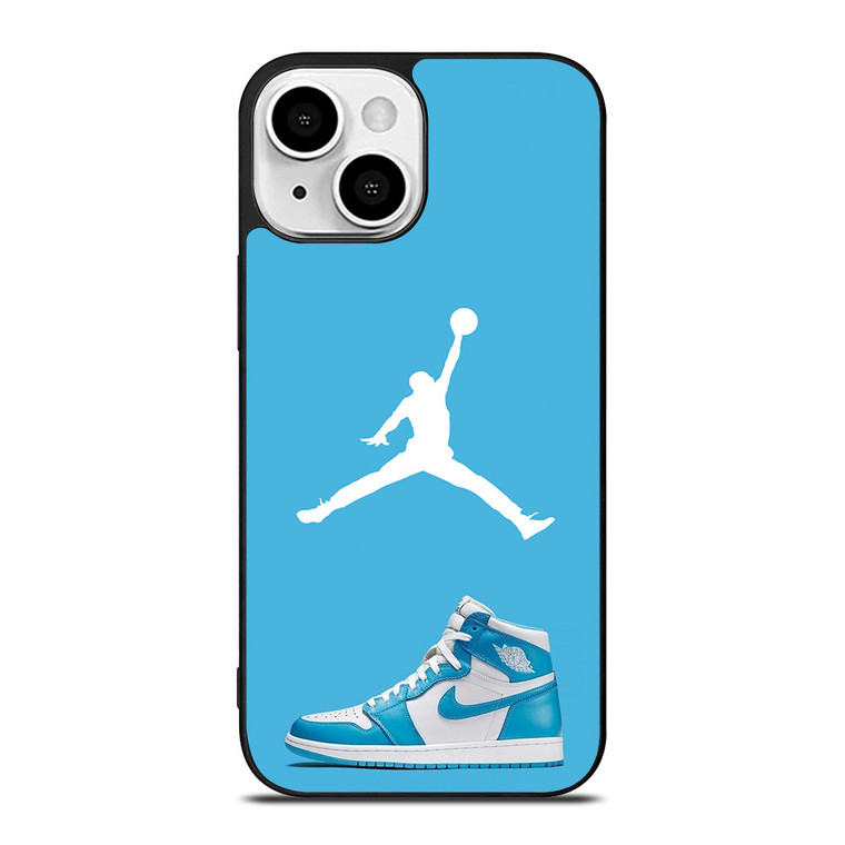 NIKE AIR JORDAN BLUE iPhone 13 Mini Case Cover