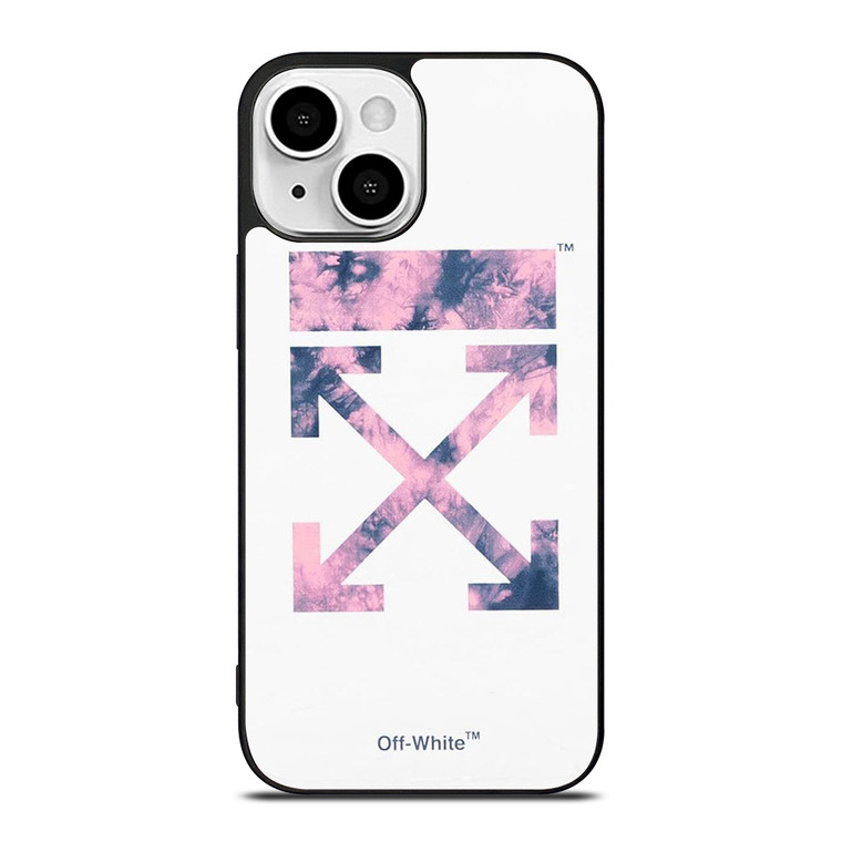 OFF WHITE PURPLE MARBLE iPhone 13 Mini Case Cover