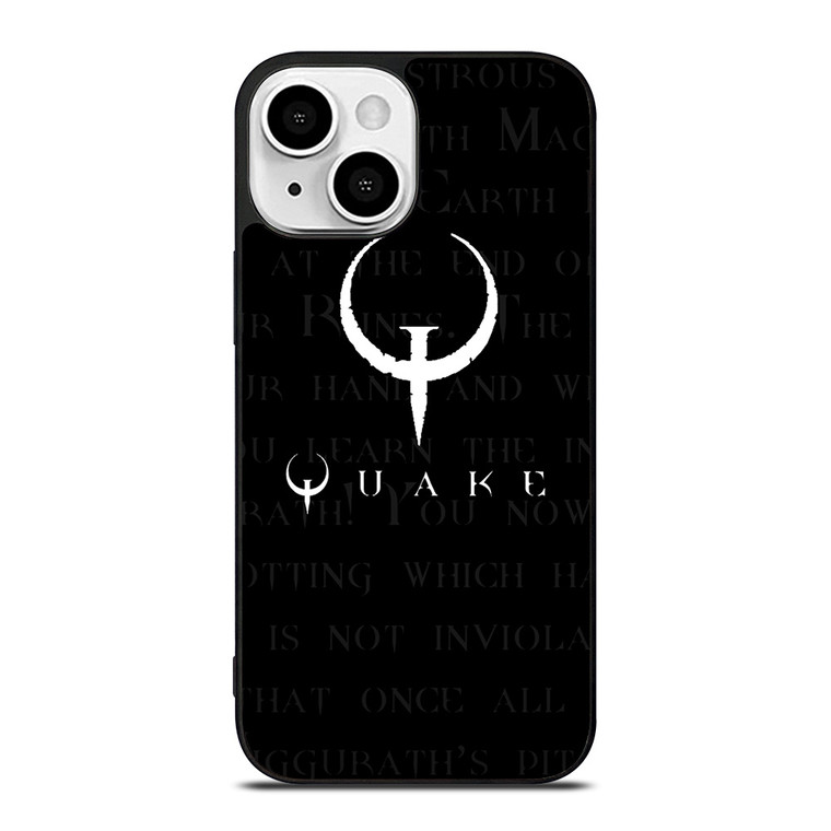 QUAKE GAMES LOGO 2 iPhone 13 Mini Case Cover