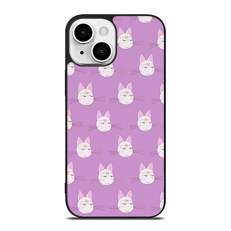 SAILOR MOON CAT CUTE PATTERN iPhone 13 Mini Case Cover