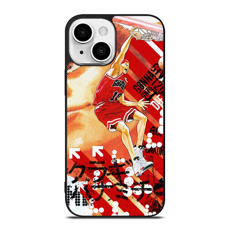 SAKURAGI HANAMICHI SLAM DUNK ANIME 2 iPhone 13 Mini Case Cover