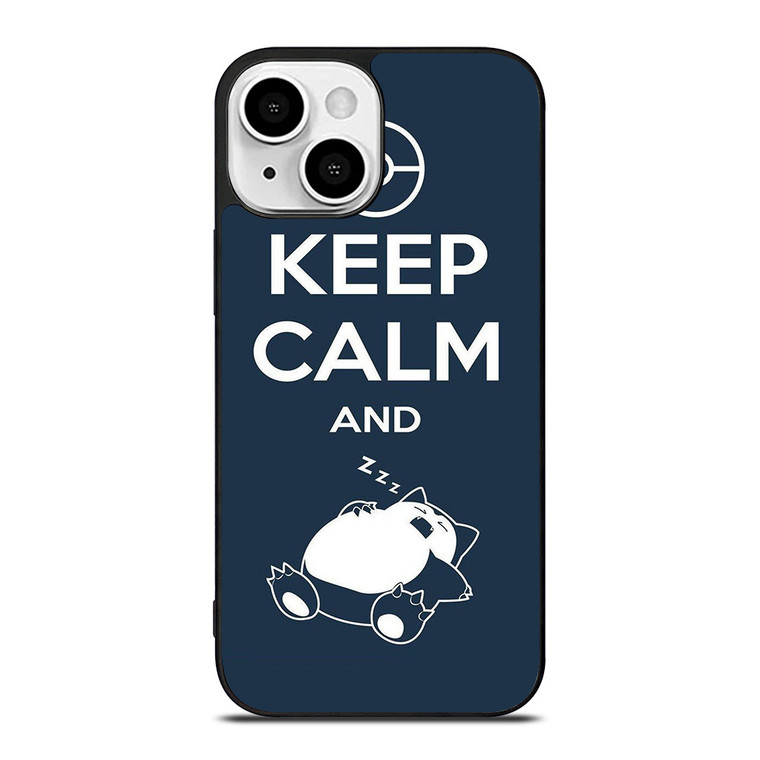 SNORLAX KABIGON POKEMON FUNNY iPhone 13 Mini Case Cover