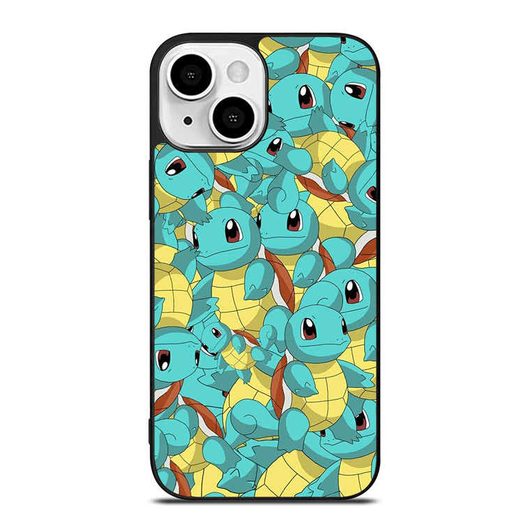 SQUIRTLE POKEMON MONSTER PATTERN iPhone 13 Mini Case Cover