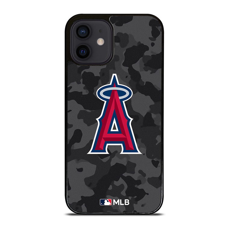LOS ANGELES ANGELS BASEBALL BLACK CAMO iPhone 12 Mini Case Cover