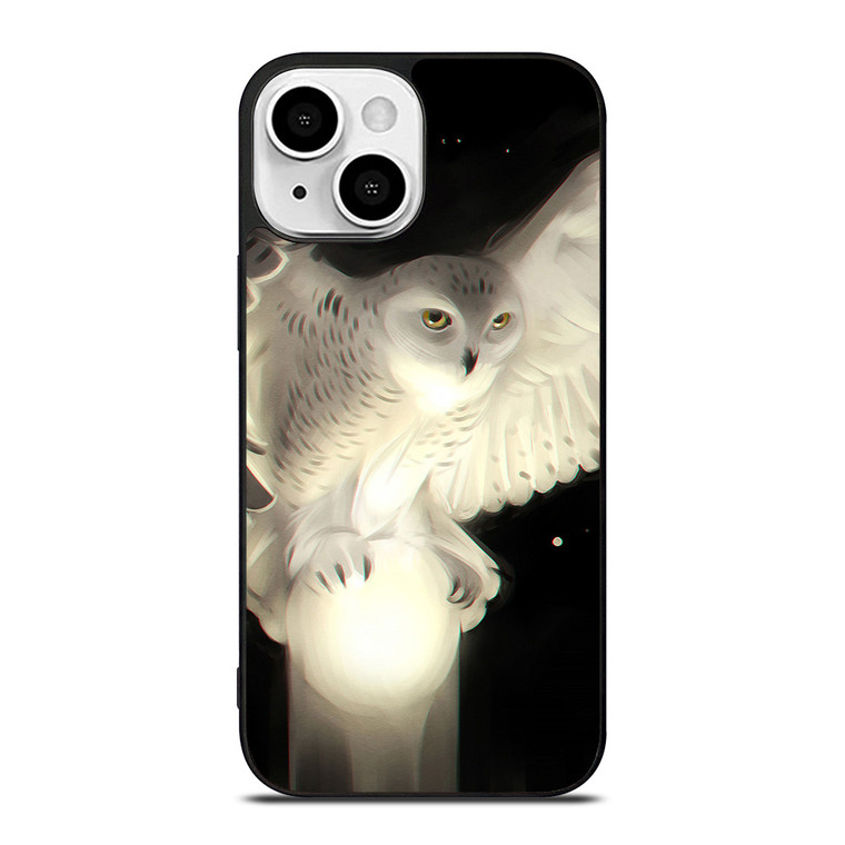 WHITE WOL CUTE iPhone 13 Mini Case Cover
