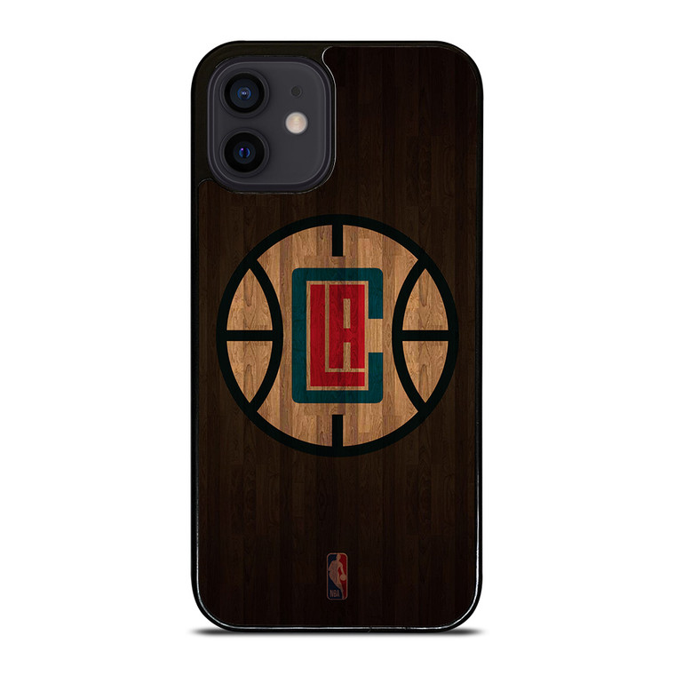 LOS ANGELES CLIPPERS BASKETBALL COURT NBA iPhone 12 Mini Case Cover