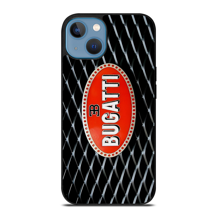BUGATTI CARS METAL EMBLEM iPhone 13 Case Cover