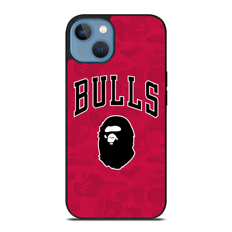 CHICAGO BULLS X BAPE CAMO iPhone 13 Case Cover