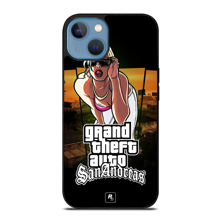 GTA GRAND THEFT AUTO SAN ANDREAS iPhone 13 Case Cover
