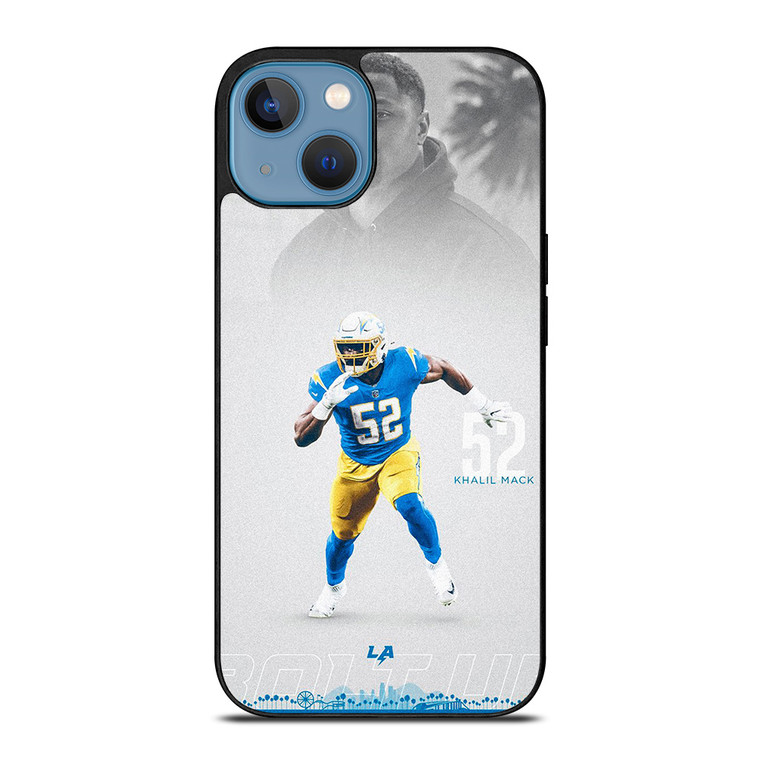 KHALIL MACK LOS ANGELES CHARGERS NFL iPhone 13 Case Cover KHALIL MACK LOS ANGELES CHARGERS NFL iPhone 13 Case Cover