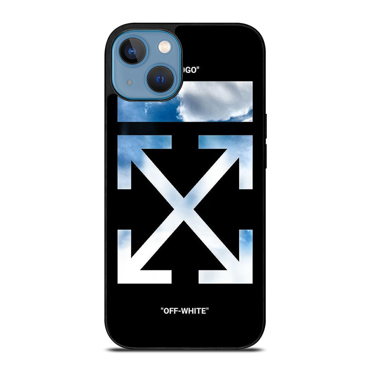 OFF WHITE SKY BLUE iPhone 13 Case Cover
