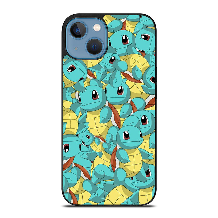 SQUIRTLE POKEMON MONSTER PATTERN iPhone 13 Case Cover