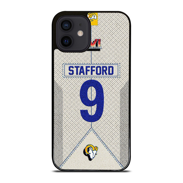 MATTHEW STAFFORD LOS ANGELES RAMS NFL SUPER BOWL LVI iPhone 12 Mini Case Cover