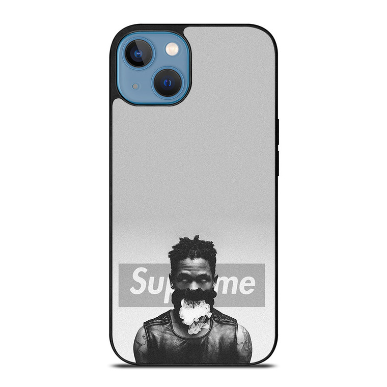 TRAVIS SCOTT SUPREME BLACK WHITE iPhone 13 Case Cover
