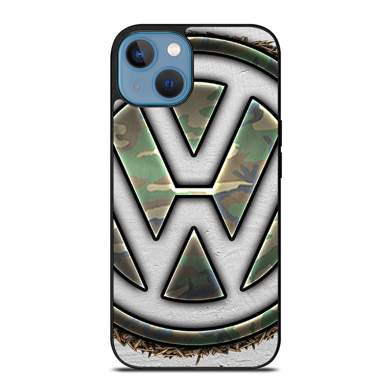 VOLKSWAGEN VW CAMO LOGO iPhone 13 Case Cover