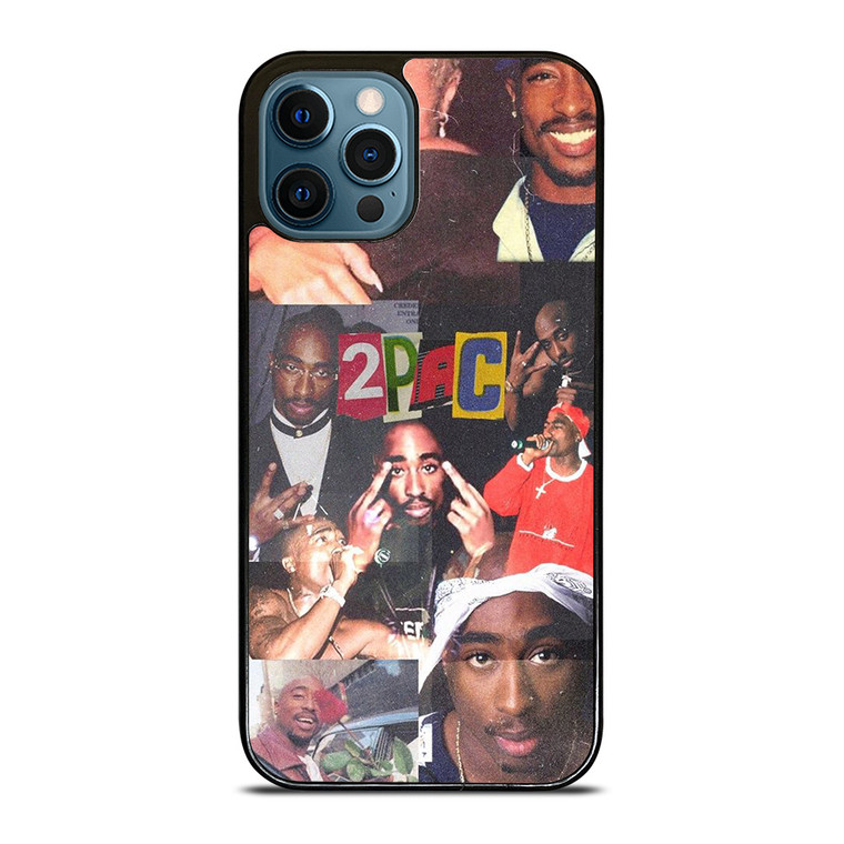 2PAC TUPAC SAKUR RAPPER COLLAGE iPhone 12 Pro Max Case Cover