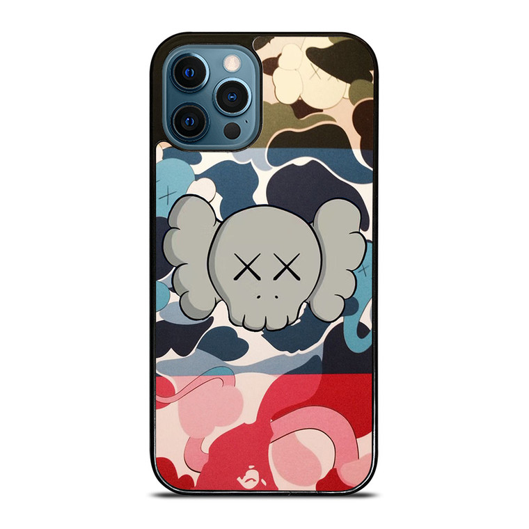 BAPE CAMO KAWS iPhone 12 Pro Max Case Cover