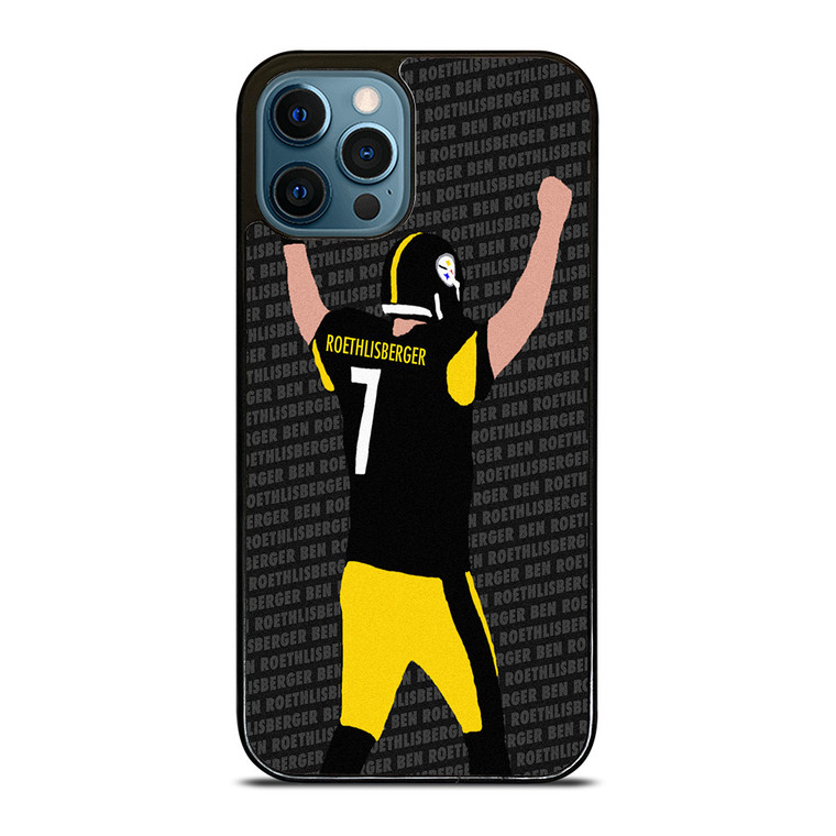 BEN ROETHLISBERGER PITTSBURGH STEELERS CARTOON iPhone 12 Pro Max Case Cover