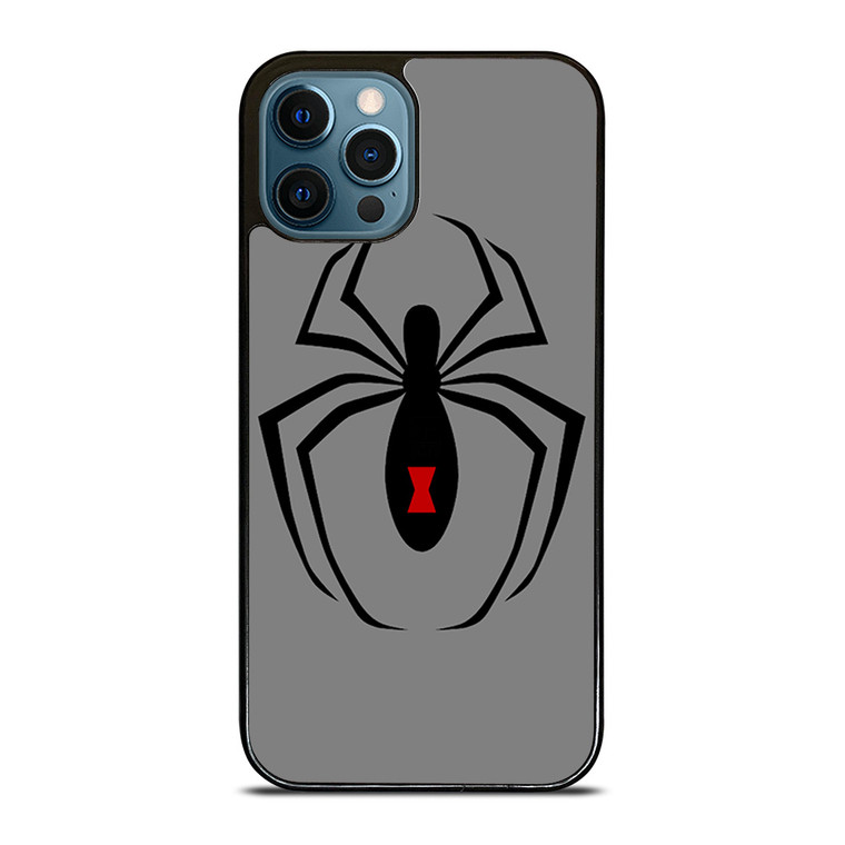 BLACK WIDOW SPIDER SYMBOL iPhone 12 Pro Max Case Cover