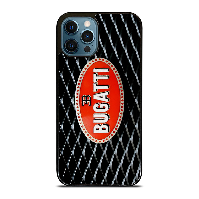 BUGATTI CARS METAL EMBLEM iPhone 12 Pro Max Case Cover