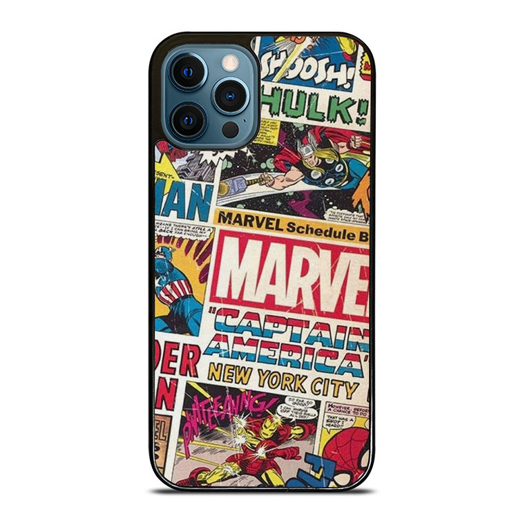MARVEL COMICS COLLAGE iPhone 12 Pro Max Case Cover