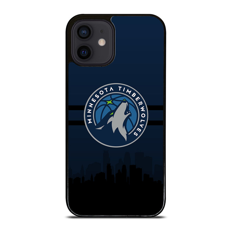 MINNESOTA TIMBERWOLVES NBA SKYLINE iPhone 12 Mini Case Cover