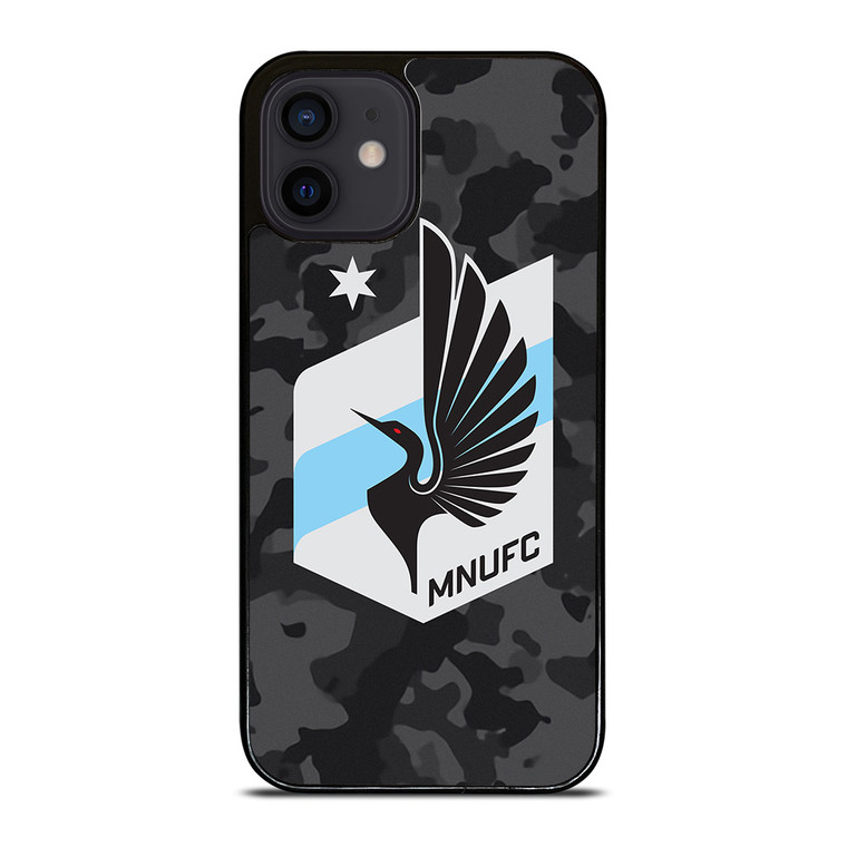 MINNESOTA UNITED FC MLS BLACK CAMO iPhone 12 Mini Case Cover