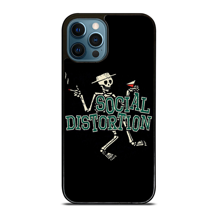 SOCIAL DISTORTION SKULL ART iPhone 12 Pro Max Case Cover