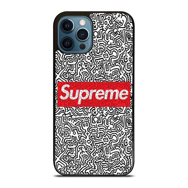 SUPREME KEITH HARING iPhone 12 Pro Max Case Cover