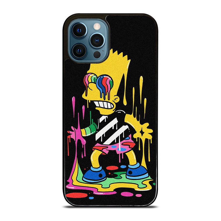 THE SIMPSONS TRIPPY ART iPhone 12 Pro Max Case Cover