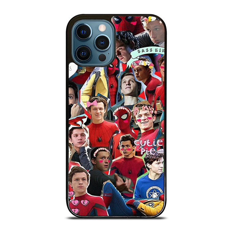 TOM HOLLAND SPIDERMAN COLLAGE iPhone 12 Pro Max Case Cover