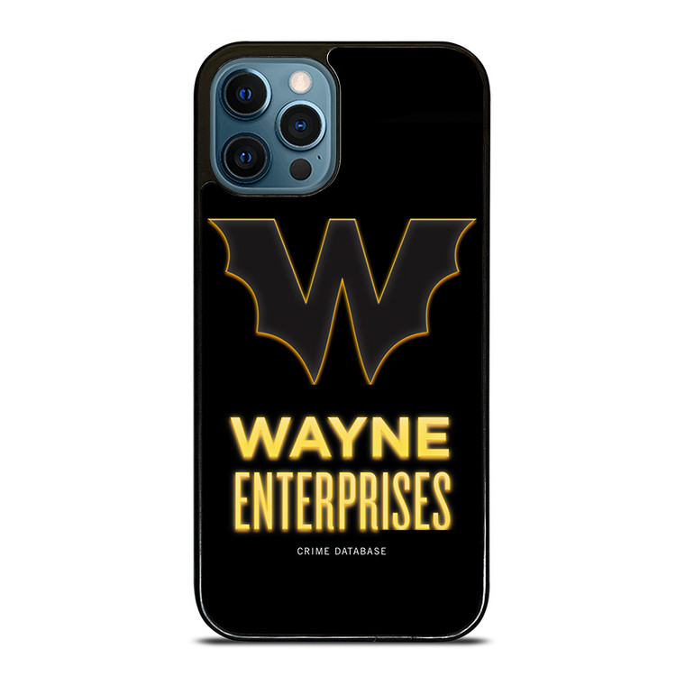 WAYNE ENTERPRISES BATMAN LOGO iPhone 12 Pro Max Case Cover