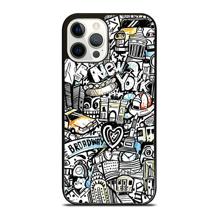 BROOKLYN NEW YORK ART iPhone 12 Pro Case Cover