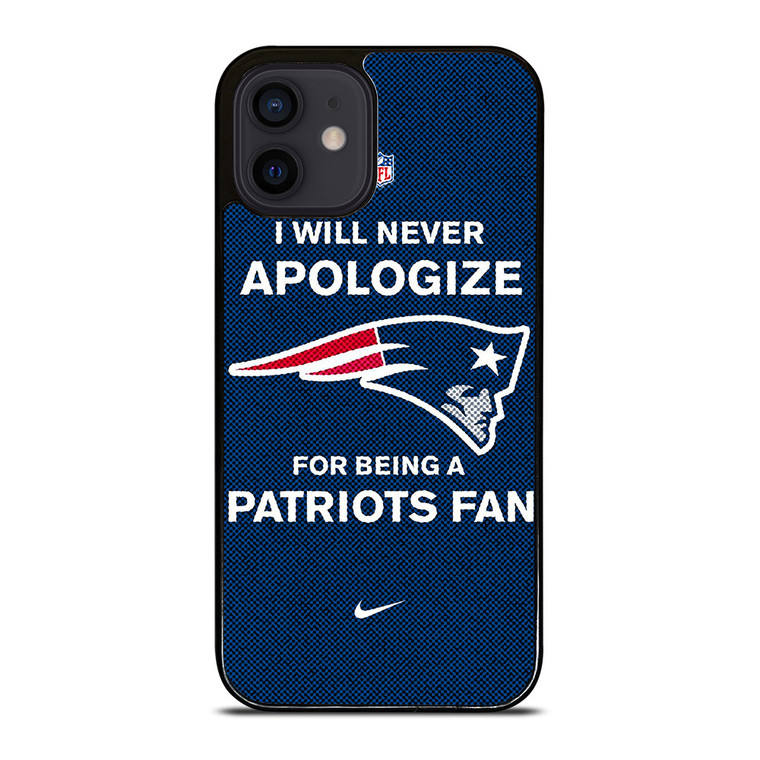 NEW ENGLAND PATRIOTS NFL FOOTBALL FANS iPhone 12 Mini Case Cover