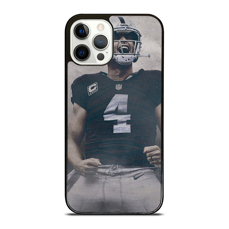 DEREK CARR LAS VEGAS RAIDERS NFL iPhone 12 Pro Case Cover DEREK CARR LAS VEGAS RAIDERS NFL iPhone 12 Pro Case Cover