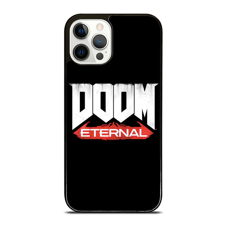 DOOM ETERNAL GAMES LOGO BLACK iPhone 12 Pro Case Cover