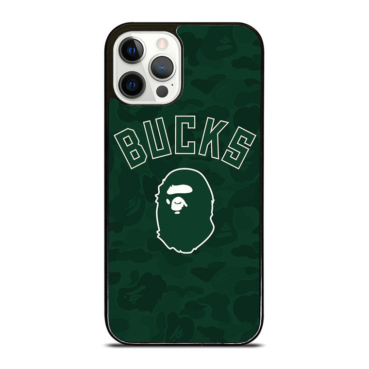 MILWAUKEE BUCKS X BAPE CAMO iPhone 12 Pro Case Cover MILWAUKEE BUCKS X BAPE CAMO iPhone 12 Pro Case Cover