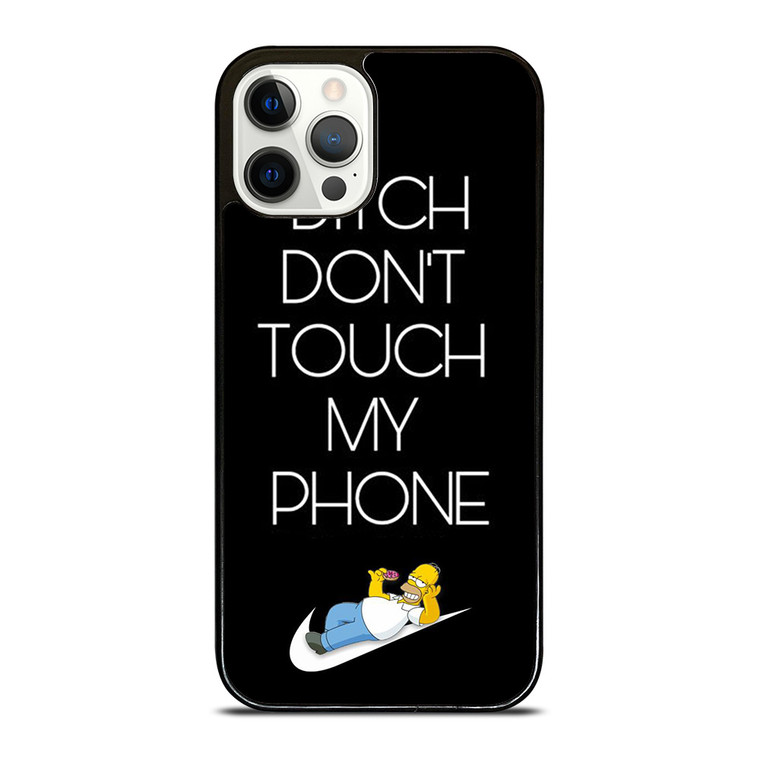 NIKE HOMER SIMPSON DONT TOUCH MY PHONE iPhone 12 Pro Case Cover NIKE HOMER SIMPSON DONT TOUCH MY PHONE iPhone 12 Pro Case Cover