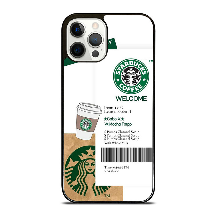 STARBUCKS COFFEE BILLS iPhone 12 Pro Case Cover