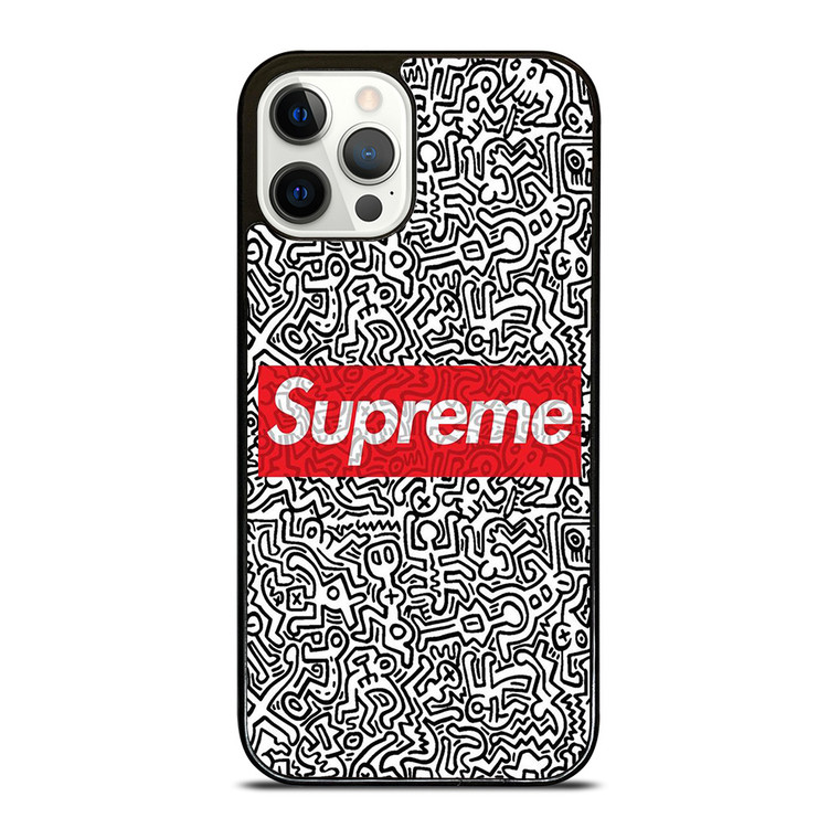 SUPREME KEITH HARING iPhone 12 Pro Case Cover SUPREME KEITH HARING iPhone 12 Pro Case Cover