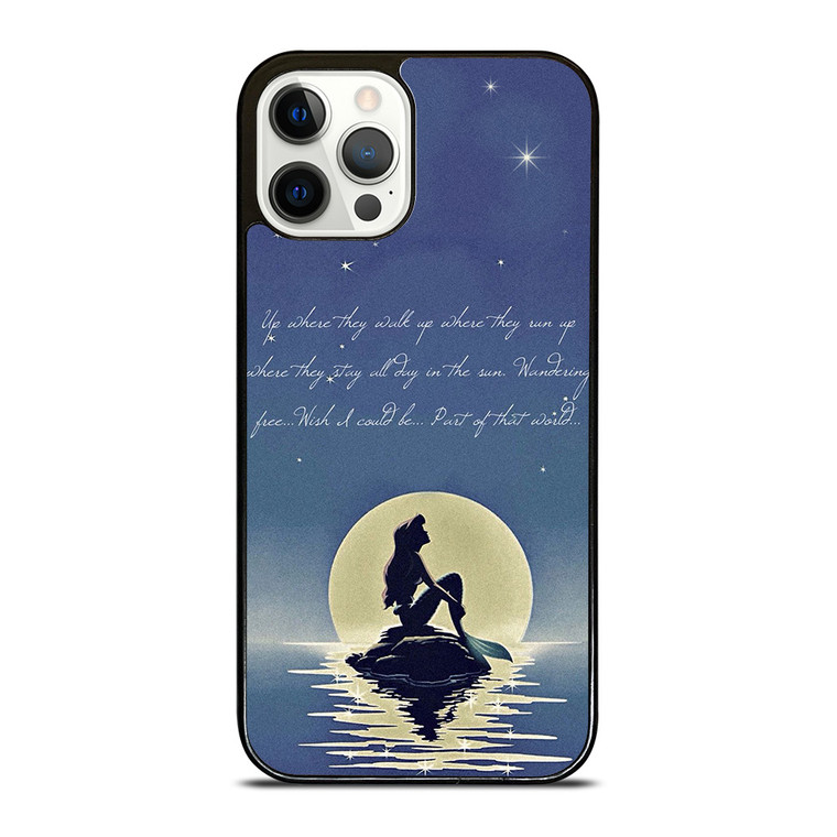 THE LITTLE MERMAID QUOTES iPhone 12 Pro Case Cover