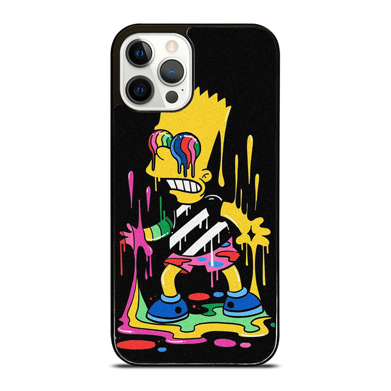 THE SIMPSONS TRIPPY ART iPhone 12 Pro Case Cover
