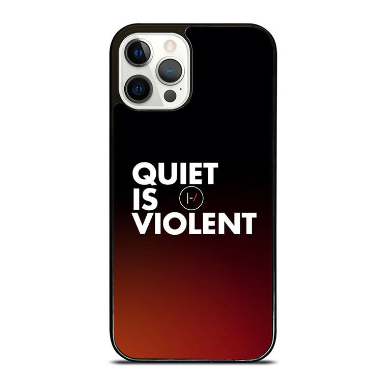 TWENTY ONE PILOTS QUIET IS VIOLENT iPhone 12 Pro Case Cover TWENTY ONE PILOTS QUIET IS VIOLENT iPhone 12 Pro Case Cover